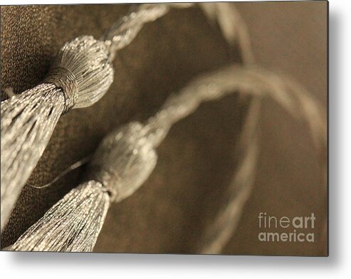  Bind Metal Print featuring the photograph Decorative Tassel by Amanda Mohler