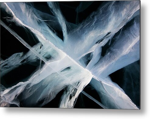 Ice Metal Print featuring the photograph Deep Ice by Andrey Narchuk
