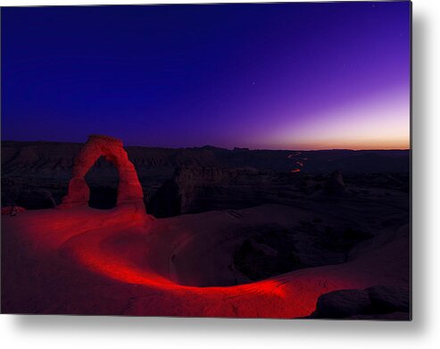 Utah Metal Print featuring the photograph Delicate Twilight by Dustin LeFevre
