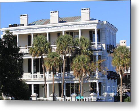 1 East Battery Metal Print featuring the photograph DeSaussure House by Richard Amble