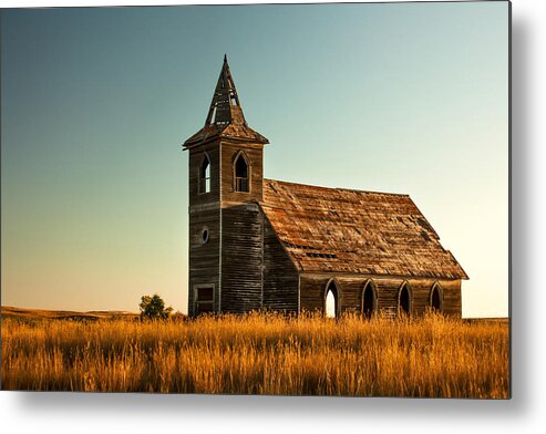 Abandoned Metal Print featuring the photograph Deserted Devotion by Todd Klassy