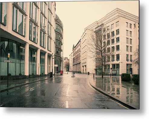 Tranquility Metal Print featuring the photograph Deserted London 04 by Nick Dolding