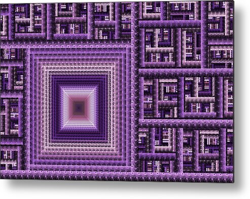 Digital Art Metal Print featuring the digital art Details 3 by Gabiw Art