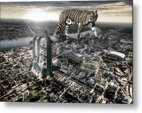 Giant Tiger Metal Print featuring the photograph Detroit by Nicholas Grunas