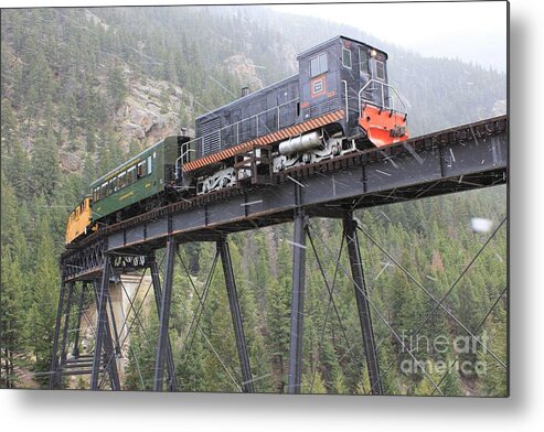 Colorado Metal Print featuring the photograph Devils Gate - Snow by Douglas Miller