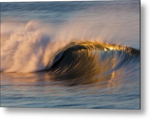 Wave Metal Print featuring the photograph Diagonal Blur Wave 73A8081 by David Orias