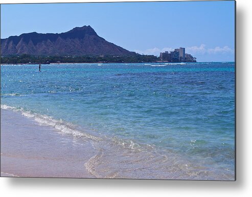 Seascape Metal Print featuring the photograph Diamond Head Morning by Michele Myers