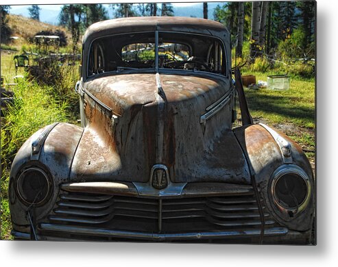 Car Metal Print featuring the photograph Discarded Love by Donna Blackhall