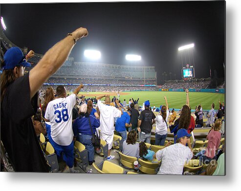 Dodgers Metal Print featuring the photograph Dodger Stadium 3 by Micah May
