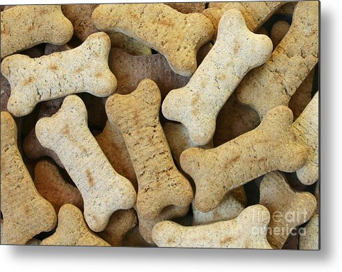 Dog Bones Metal Print featuring the photograph Doggie Feast by Patty Colabuono
