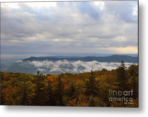 Dolly Sods Metal Print featuring the photograph Dolly Sods with clouds by Dan Friend