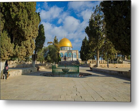 Dome Of The Rock Metal Print featuring the photograph Dome of the Rock by David Morefield