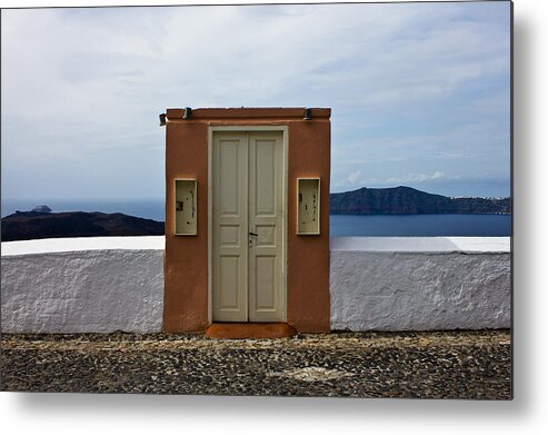 Door Metal Print featuring the photograph Door To The Future by Christie Kowalski