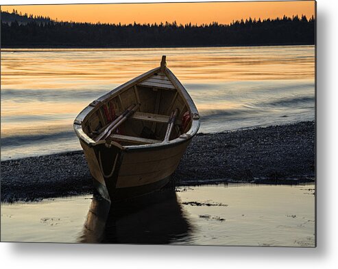 Dory Metal Print featuring the photograph Dory at Dawn by Marty Saccone
