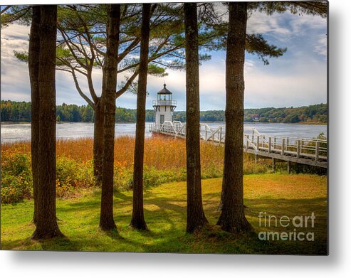 Clarence Holmes Metal Print featuring the photograph Doubling Point Light I by Clarence Holmes