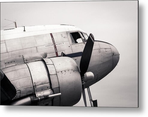 Canopy Metal Print featuring the photograph Douglas Dc-3 by Mikulas1