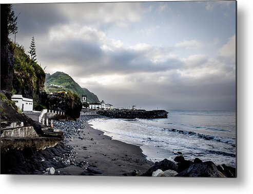 Art Metal Print featuring the photograph Down by the Sea by Joseph Amaral