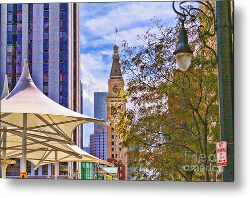 Downtown Metal Print featuring the photograph Downtown Denver by Audreen Gieger