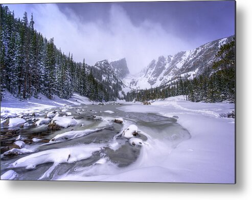 Rocky Mountain National Park Metal Print featuring the photograph Dream Lake by David Dedman