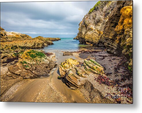 Seascape Metal Print featuring the photograph Dreamy Ocean Cove by Mimi Ditchie