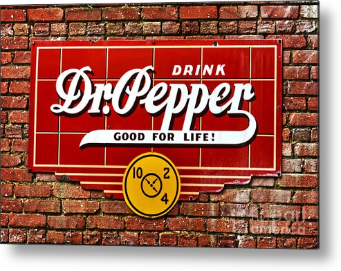 Ken Metal Print featuring the photograph Drink Dr. Pepper by Ken Johnson