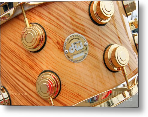 Drum Metal Print featuring the photograph Drum Workshop Cayucos 4th of July Parade by Tap On Photo
