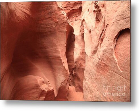 Dry Fork Slots Metal Print featuring the photograph Dry Fork Sandstone by Adam Jewell