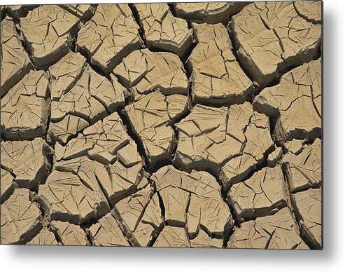 California Metal Print featuring the photograph Drying Mud In California by Richard Hansen
