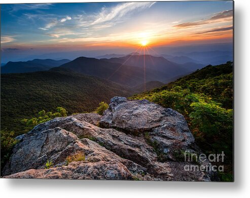Craggy Gardens Metal Print featuring the photograph Dusk Delight by Deborah Scannell