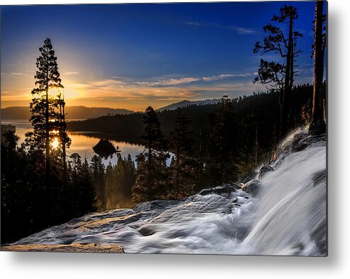 Landscape Metal Print featuring the photograph Eagle Falls by Maria Coulson