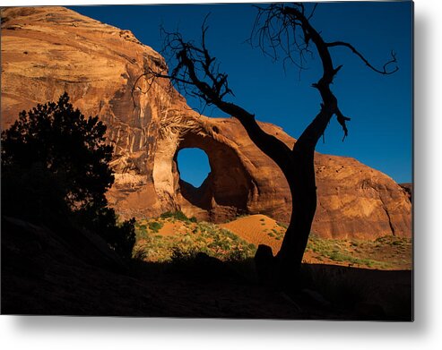 Monument Valley Metal Print featuring the photograph Ear of the Wind by George Buxbaum