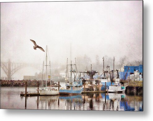 Pacific Metal Print featuring the photograph Early Morning Newport Oregon by Carol Leigh