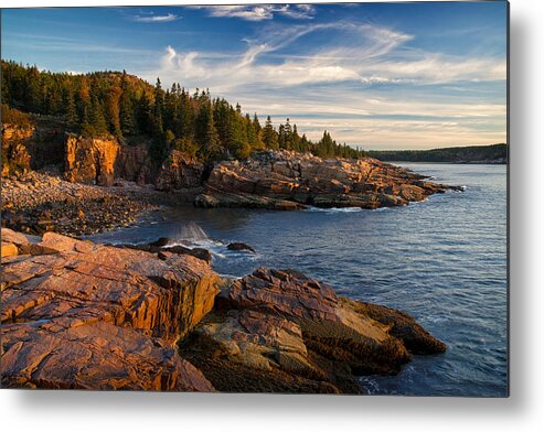 Acadia Metal Print featuring the photograph Early Morning Sun by Darylann Leonard Photography