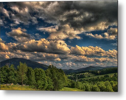 Mountains Metal Print featuring the photograph Earth Bending at Mt. Ascutney by Nathan Larson