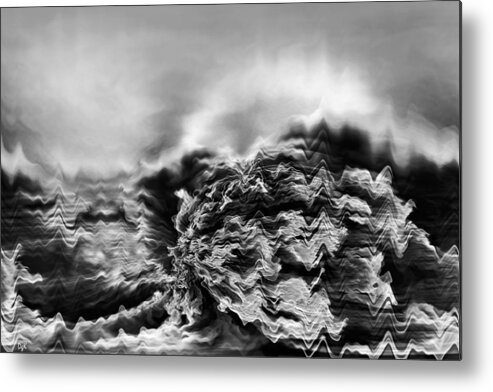 Earthly Vibrations Metal Print featuring the digital art Earthly Vibrations by Dolores Kaufman