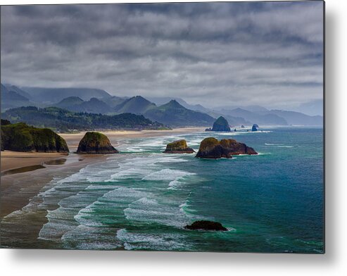 Oregon Metal Print featuring the photograph Ecola Viewpoint by Rick Berk