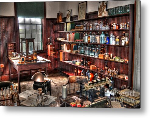 Thomas Edison Metal Print featuring the photograph Edison's Lab by Timothy Lowry