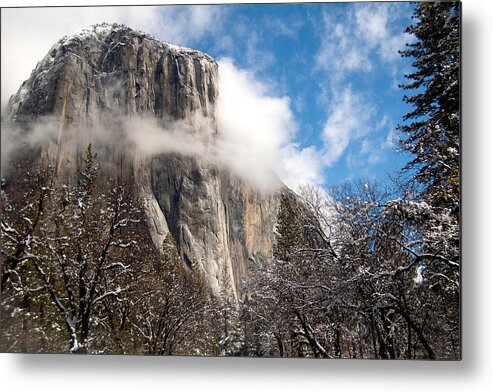 Jim Pavelle Fine Art Metal Print featuring the photograph El Capitan - Yosemite NP by Jim Pavelle