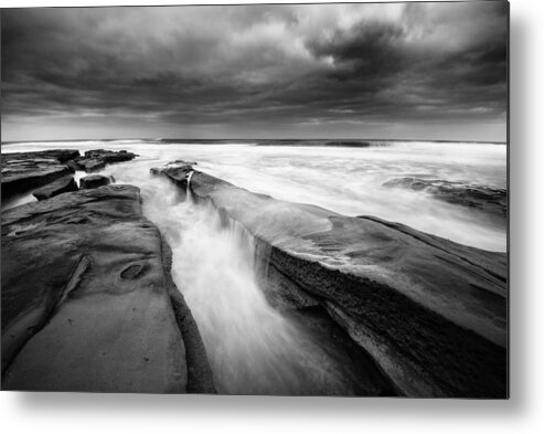 La Jolla Metal Print featuring the photograph Elemental Forces by Alexander Kunz