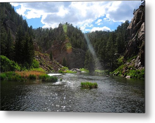 Colorado Metal Print featuring the photograph Eleven Mile Canyon by Marilyn Burton