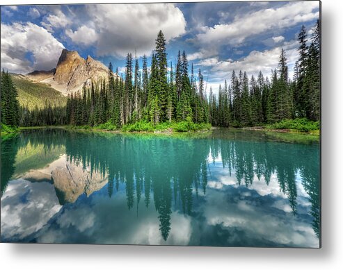 Emerald Valley Metal Print featuring the photograph Emerald ... by Zoran Dujic Lighthunter