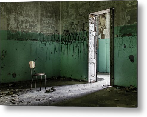 Empty Metal Print featuring the photograph Empty Crazy Spaces by Marco Tagliarino