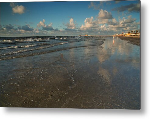 Beach Photography Metal Print featuring the photograph End of Summer by Sharon Jones