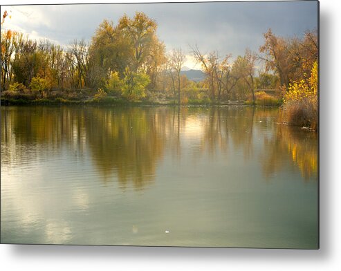 Reflections Metal Print featuring the photograph End of the Day by Jennifer Grossnickle