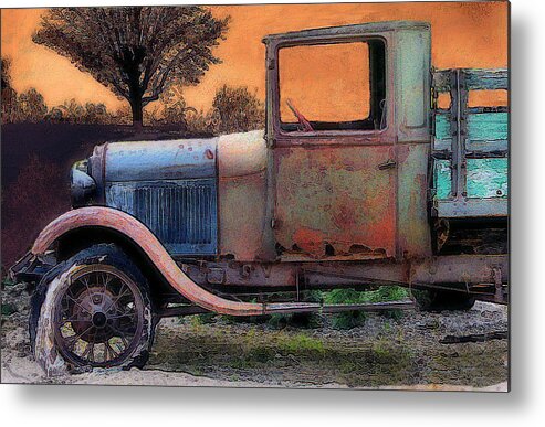 Trucks Metal Print featuring the photograph End Of The Day by William Griffin