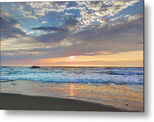 Beach Metal Print featuring the photograph End To A Beautiful Day by Heidi Smith
