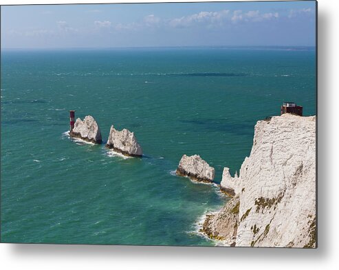England Metal Print featuring the photograph England, Isle Of Wight, View Of Chalk by Westend61