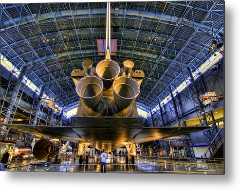  Metal Print featuring the photograph Enterprise Engines by Tim Stanley