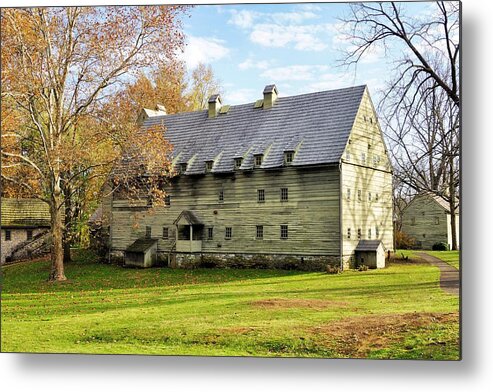 Ephrata Cloister Metal Print featuring the photograph Ephrata Cloister by Jean Goodwin Brooks