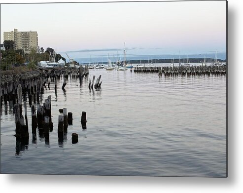 Portland Metal Print featuring the photograph Evening in Portland by Jenny Hudson